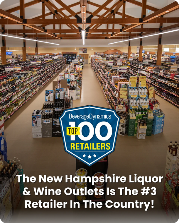 Interior of a New Hampshire Liquor and Wine Outlet with a wide product selection